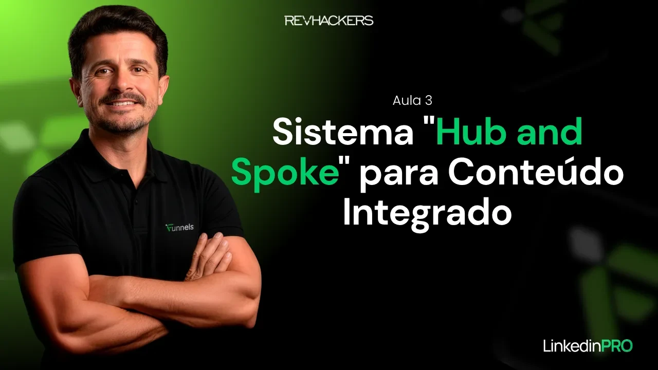 Aula 3: Sistema "Hub and Spoke" para conteúdo integrado lesson poster