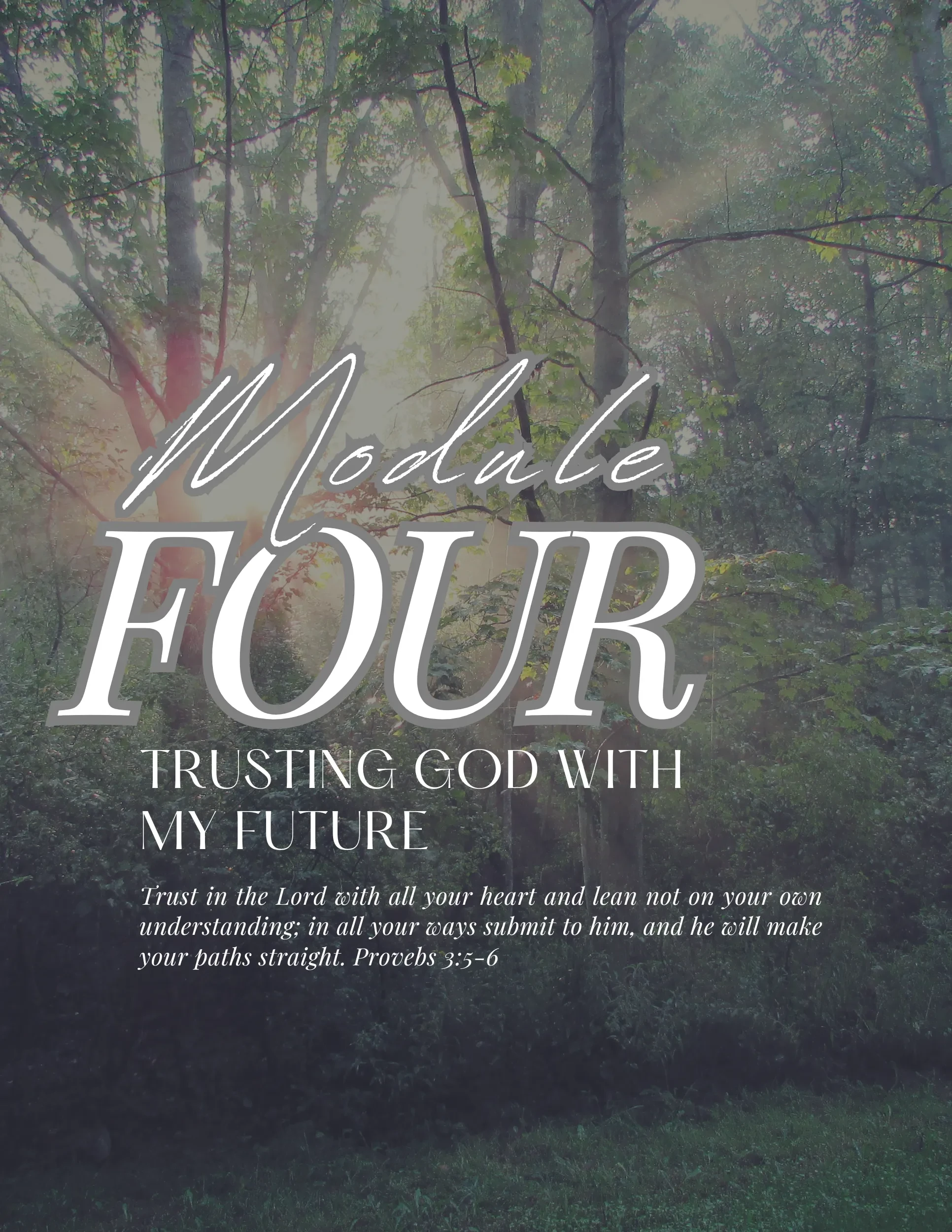 Lesson 4: Trusting God with My Future lesson poster