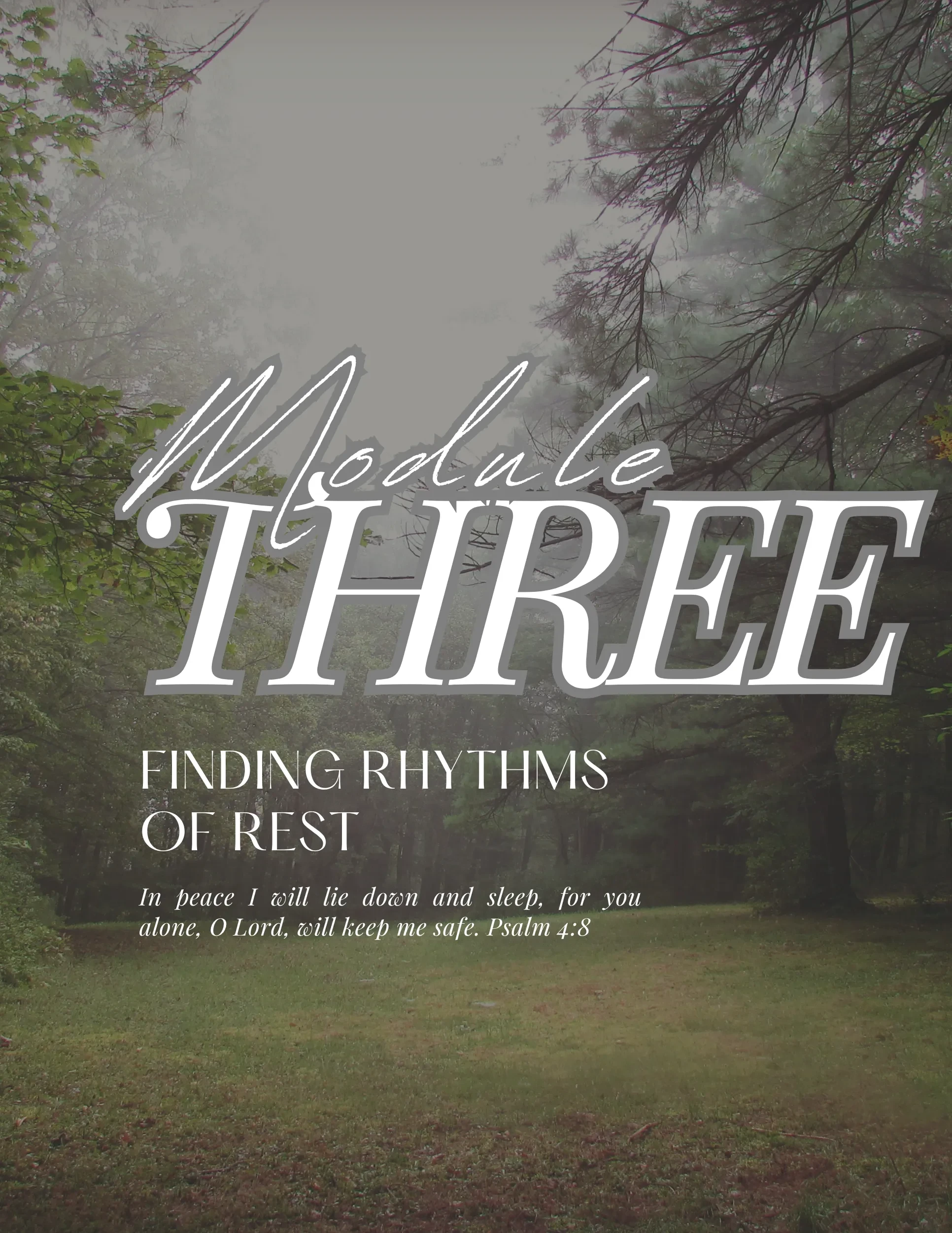 Lesson 3: Finding Rhythms of Rest lesson poster