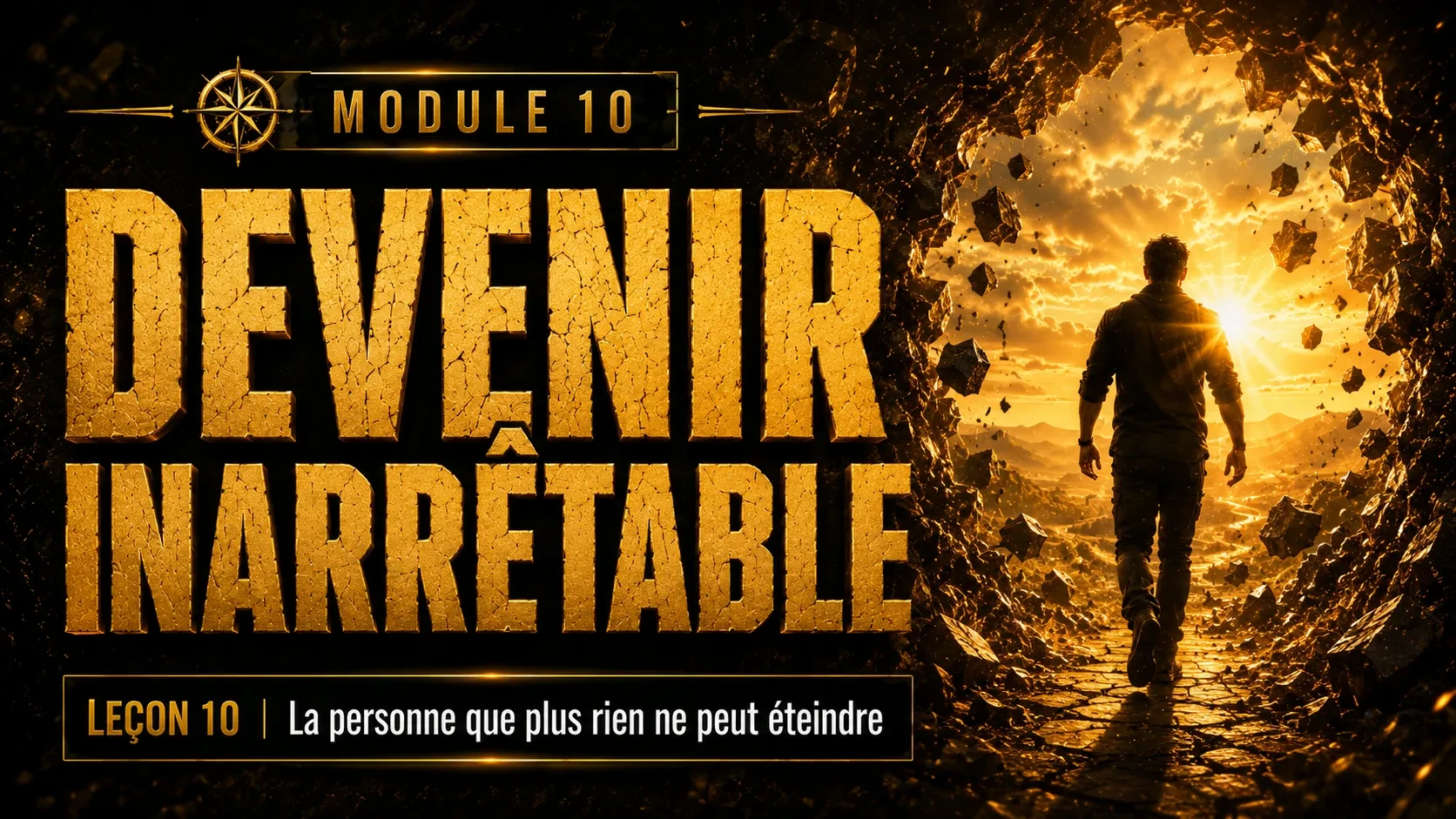 DEVENIR INARRÊTABLE lesson poster