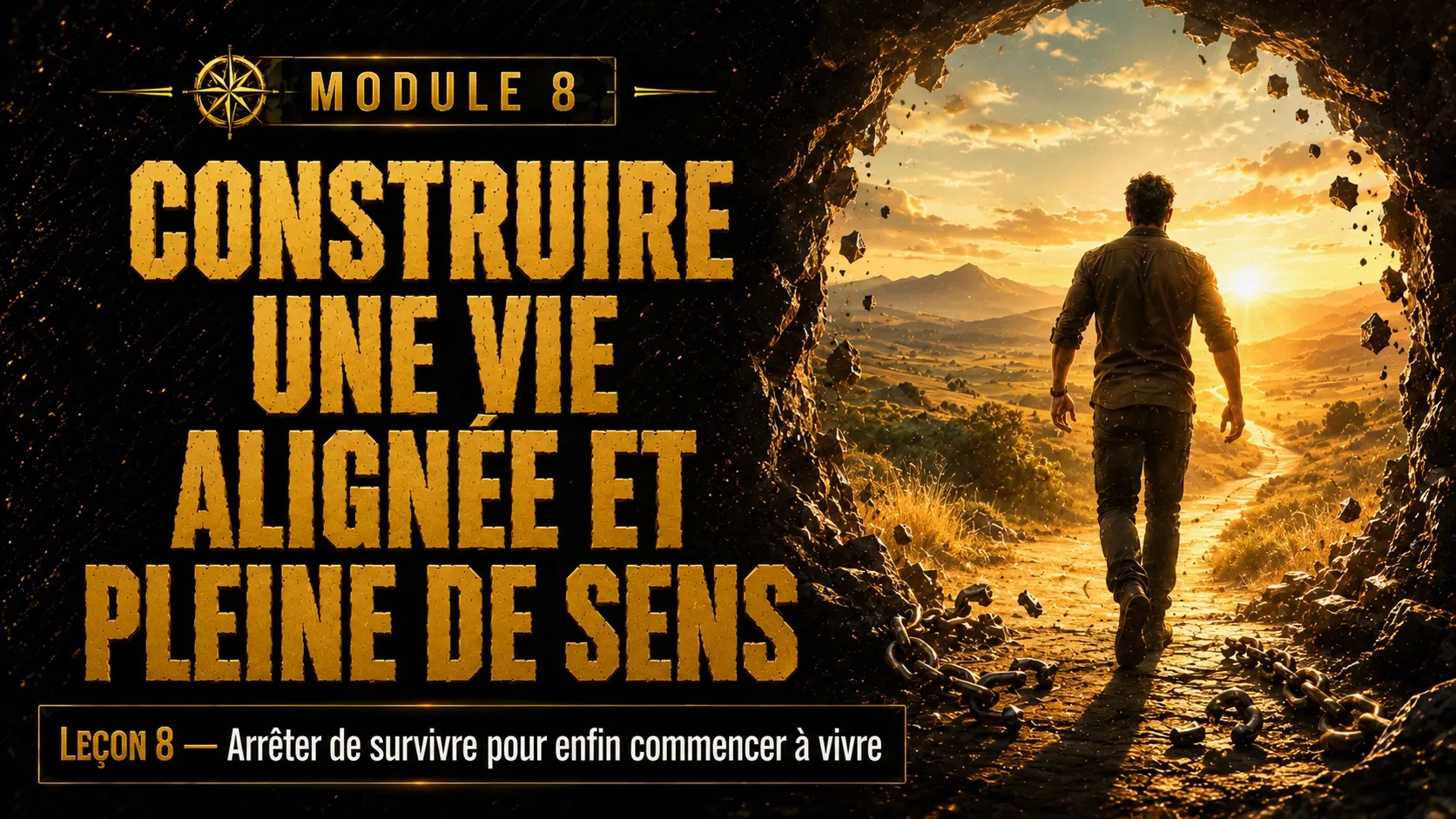 CONSTRUIRE UNE VIE ALIGNÉE ET PLEINE DE SENS lesson poster