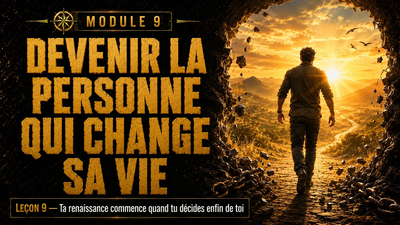 DEVENIR LA PERSONNE QUI CHANGE SA VIE lesson poster