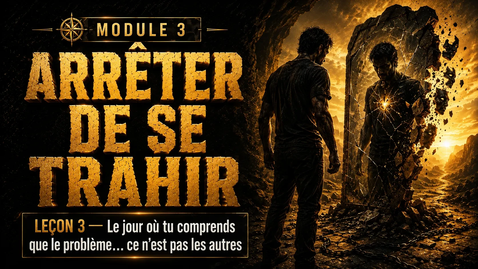 ARRÊTER DE SE TRAHIR lesson poster