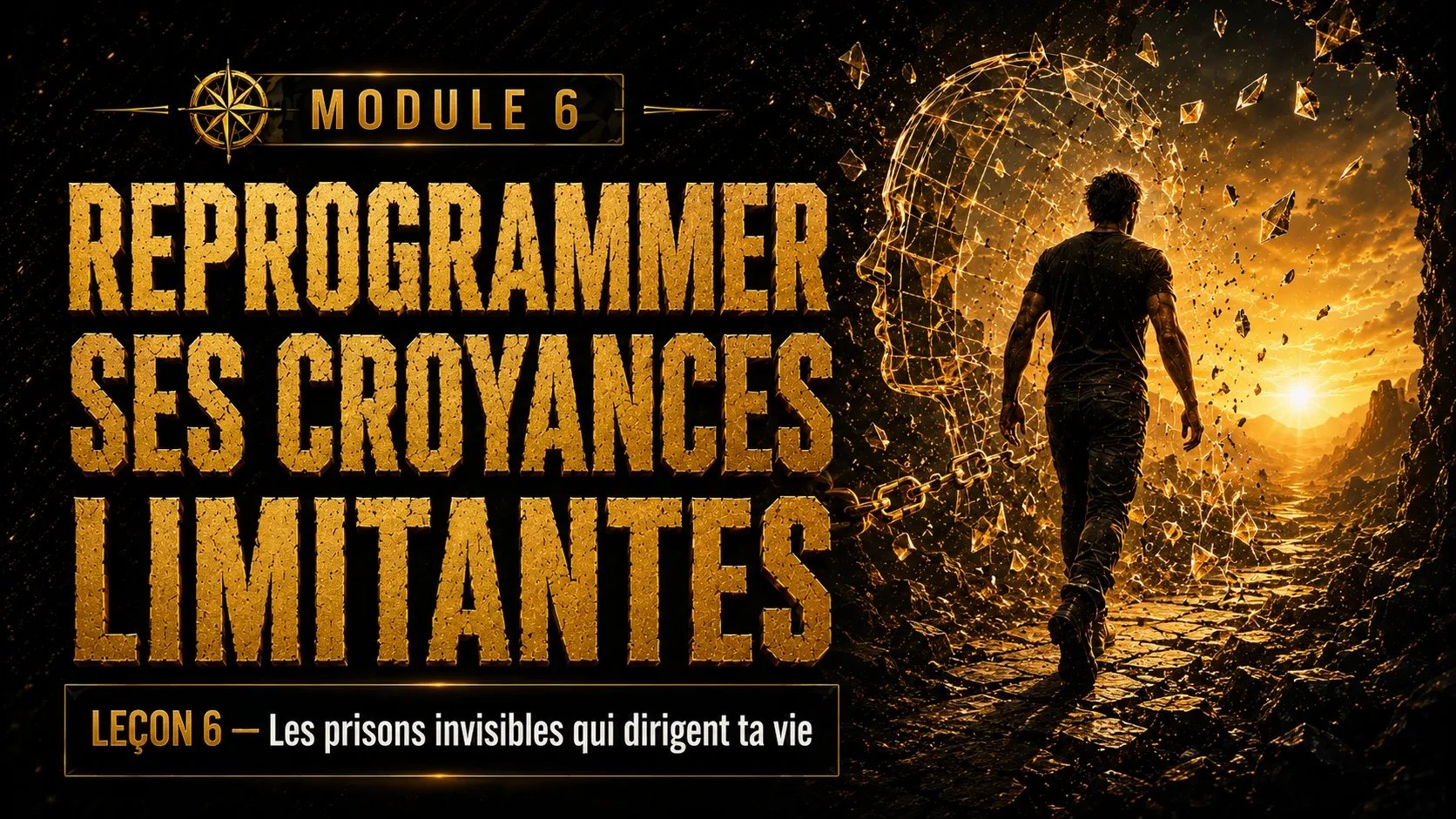 REPROGRAMMER SES CROYANCES LIMITANTES lesson poster