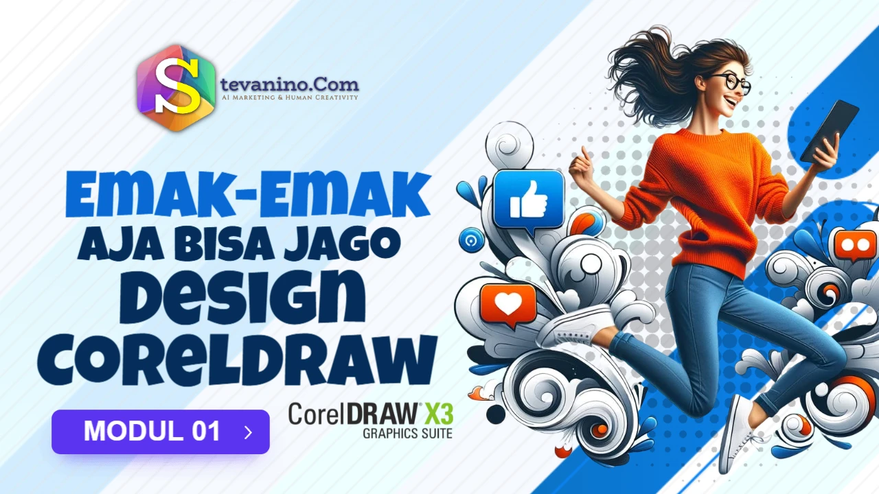 1. Interface Mengenal Tampilan Muka Corel X13 lesson poster