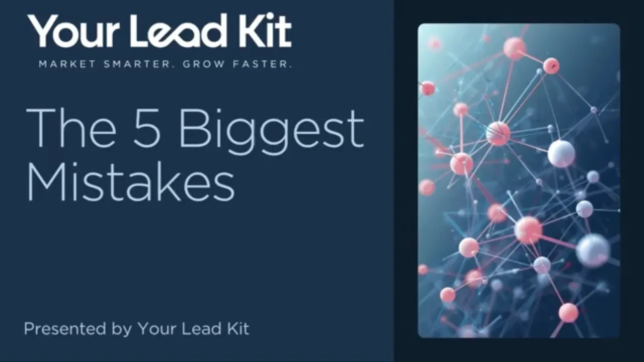 LESSON 1.5 – The 5 Biggest Mistakes lesson poster