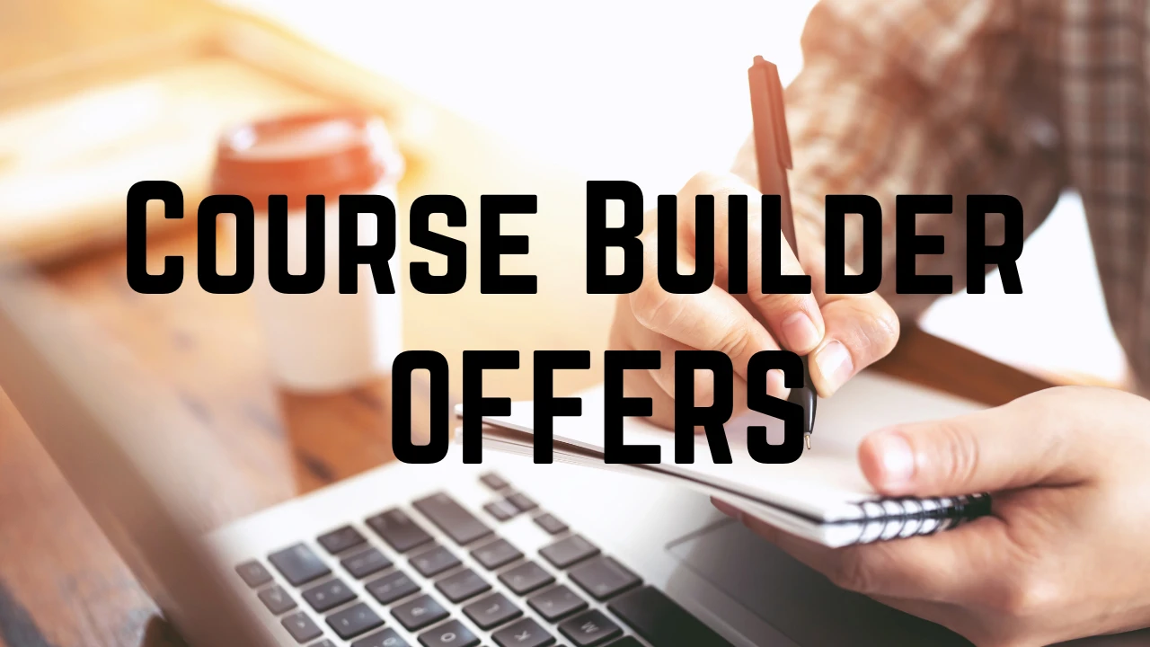 Course Builder - Offers lesson poster