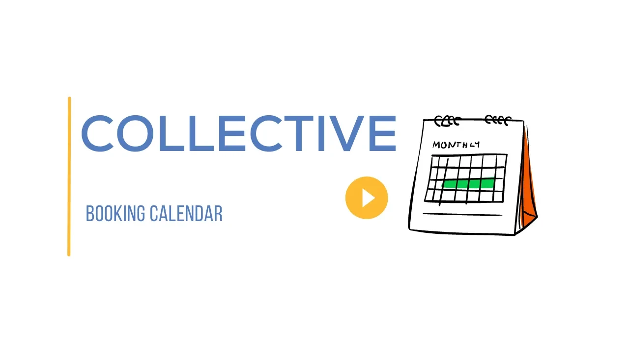 Collective Booking lesson poster