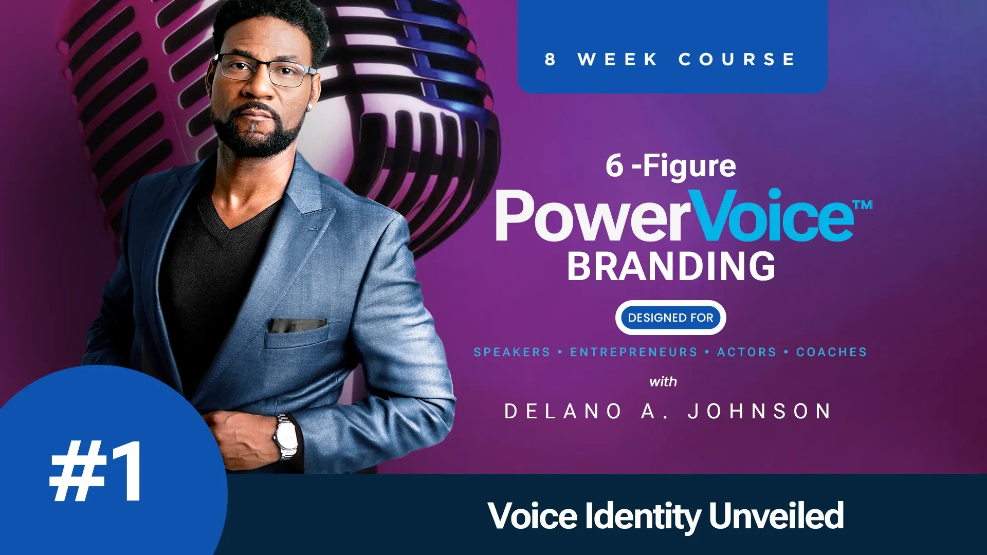 6 Figure PowerVoice Branding Session-01 lesson poster