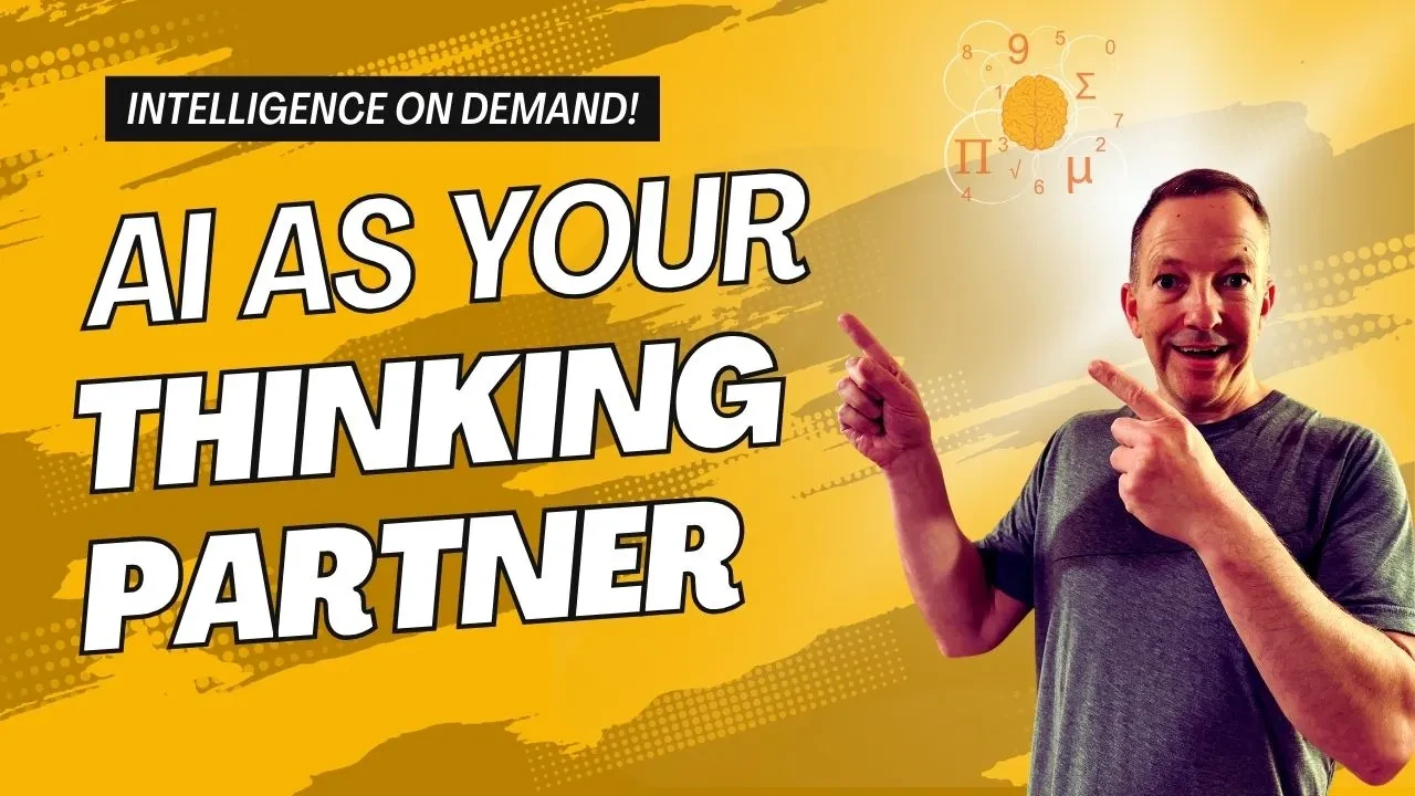 Day 9: Intelligence on Demand - AI As Your Thinking Partner lesson poster