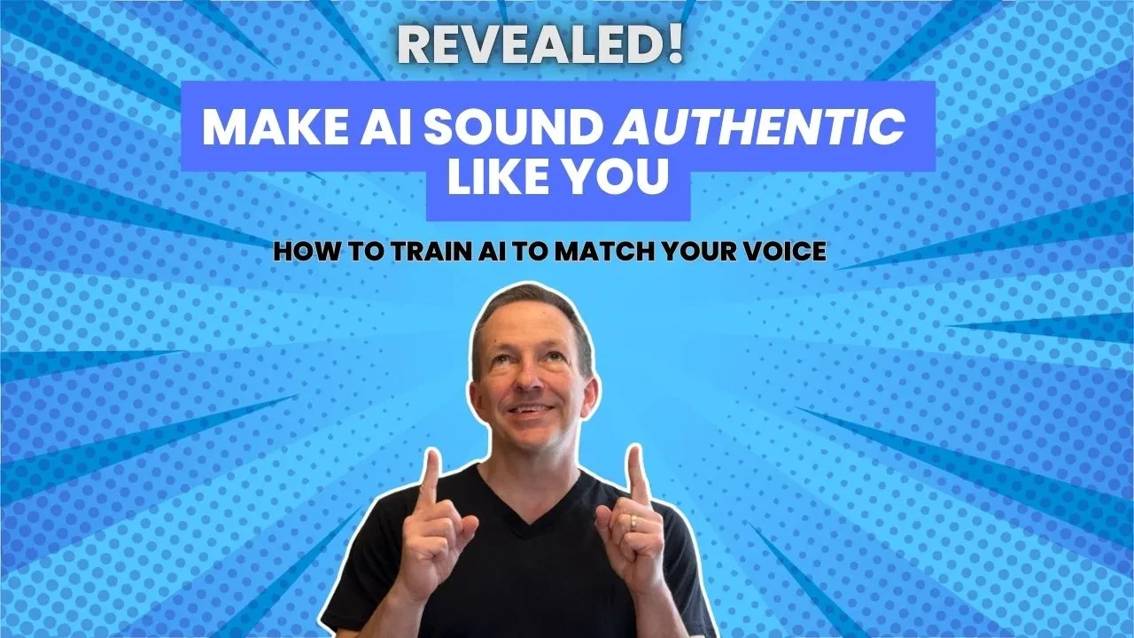 Day 12: Make AI Sound Like You! How to Build a Style Guide for Authentic AI Content lesson poster