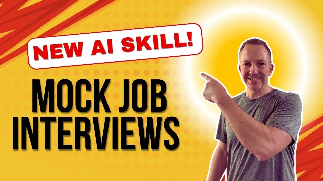 Day 18: Job Interviews - How AI Can Help You Practice! lesson poster
