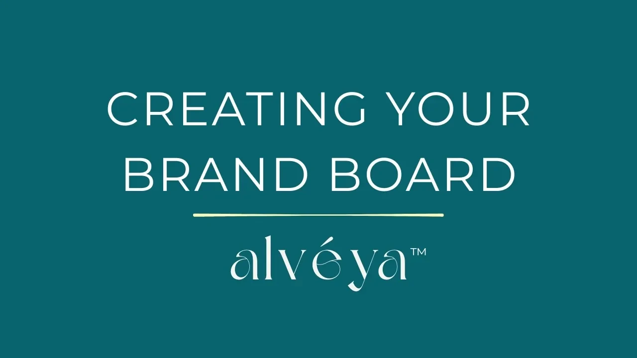 Step 4 - Creating your brand board lesson poster