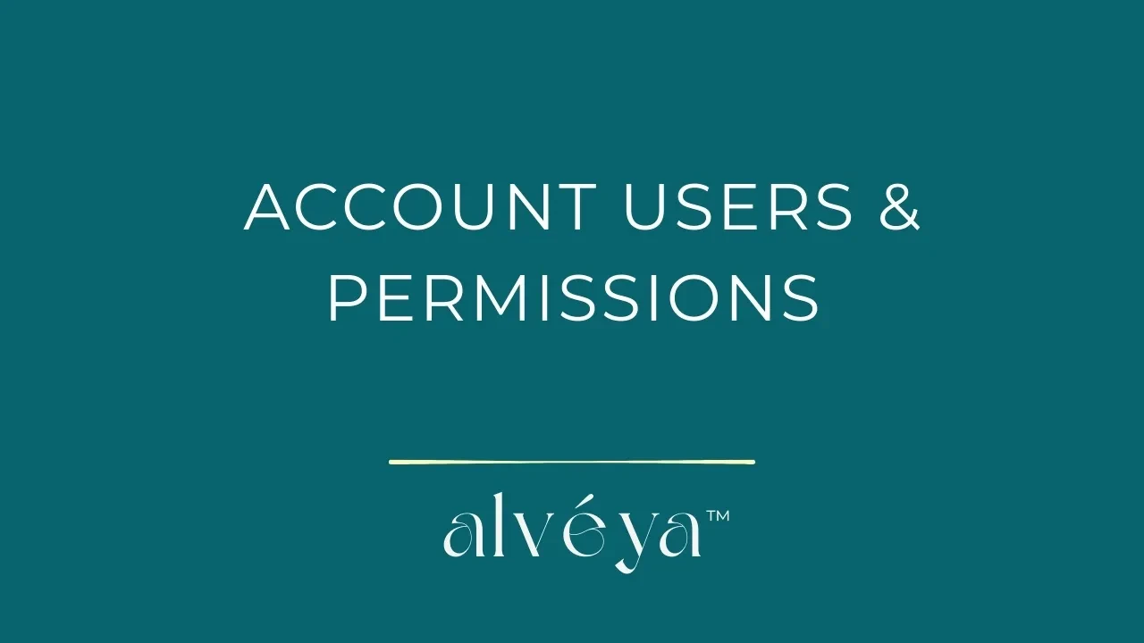Step 6 - Add a user to your Alvéya account (optional) lesson poster