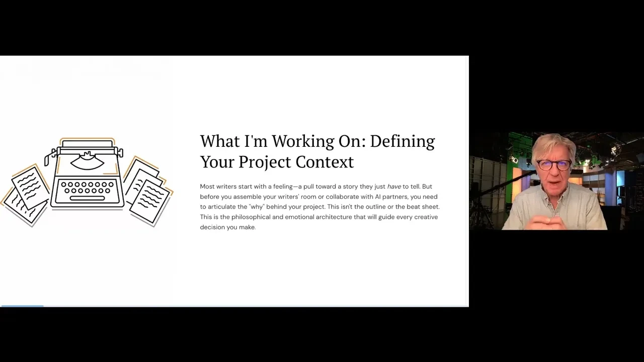 Creating Your "What I'm Working On" Document (AKA: Project Context) lesson poster