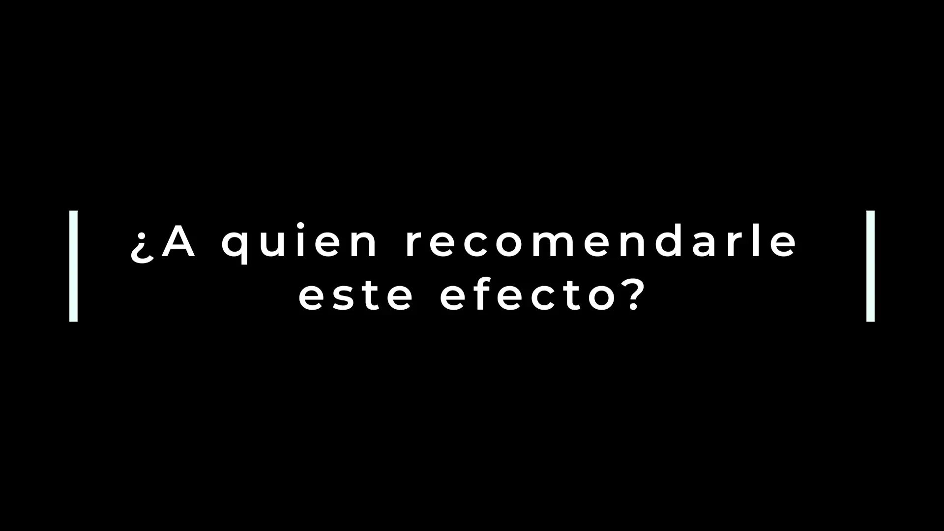 02.-¿A quien recomendarle este efecto? lesson poster