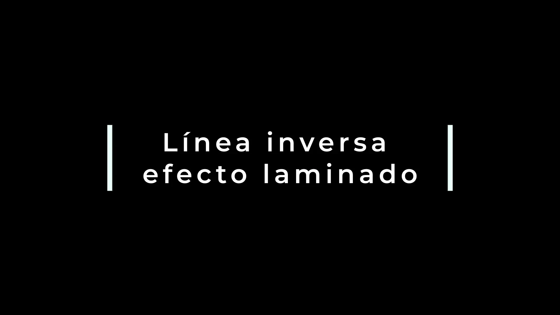 02.-Línea inversa efecto laminado lesson poster
