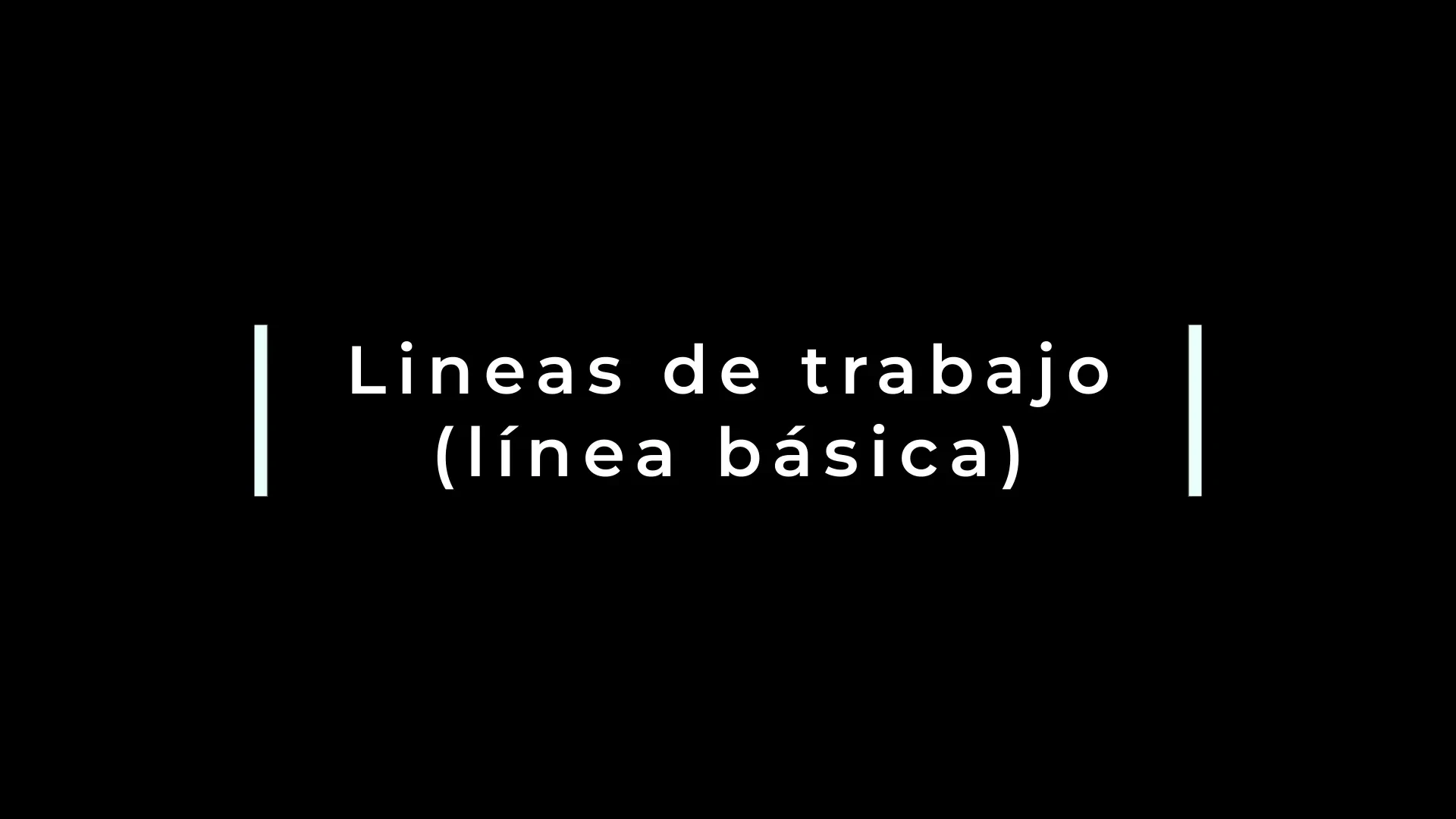 15.1.-Líneas de trabajo (línea básica) lesson poster