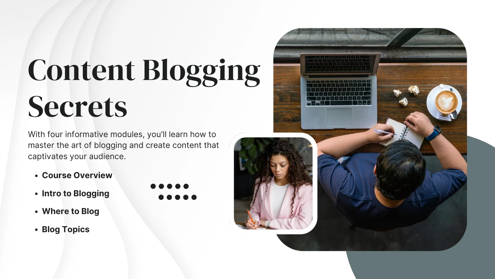 Where To Blog lesson poster