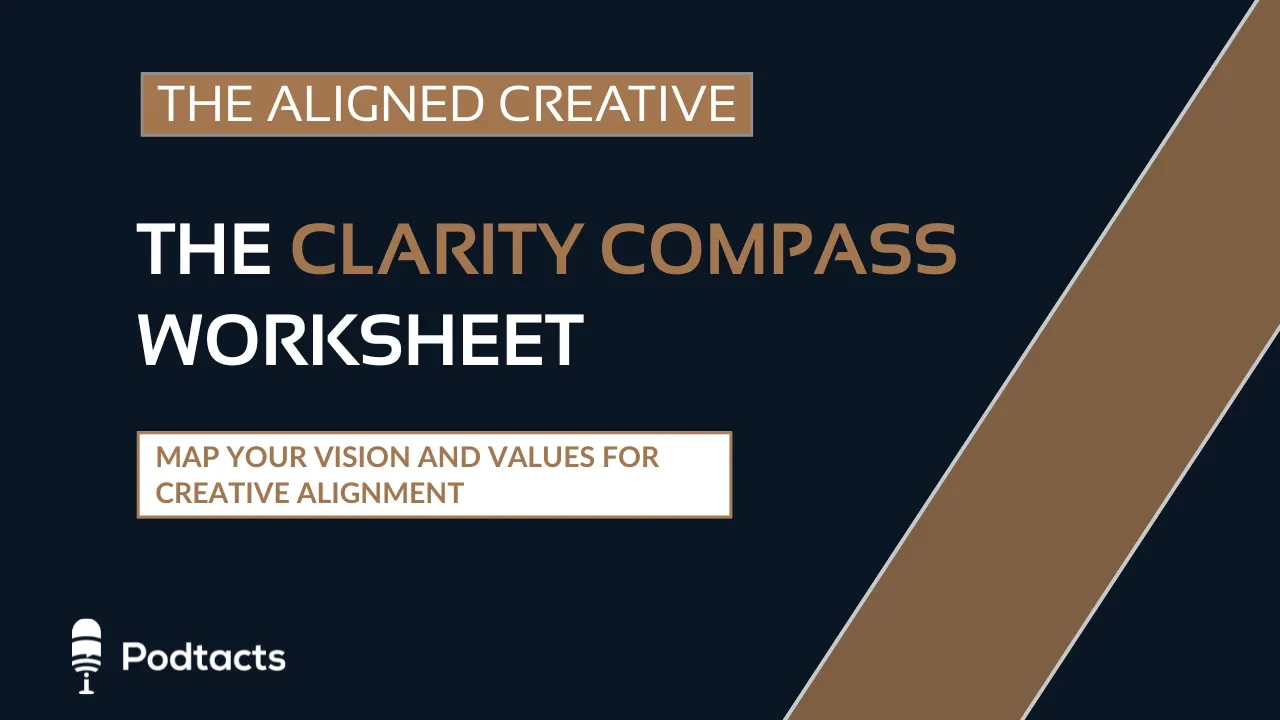 Step 2: The Clarity Compass Worksheet lesson poster