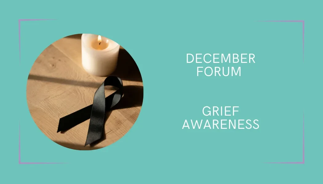 December 2025 Grief Awareness lesson poster