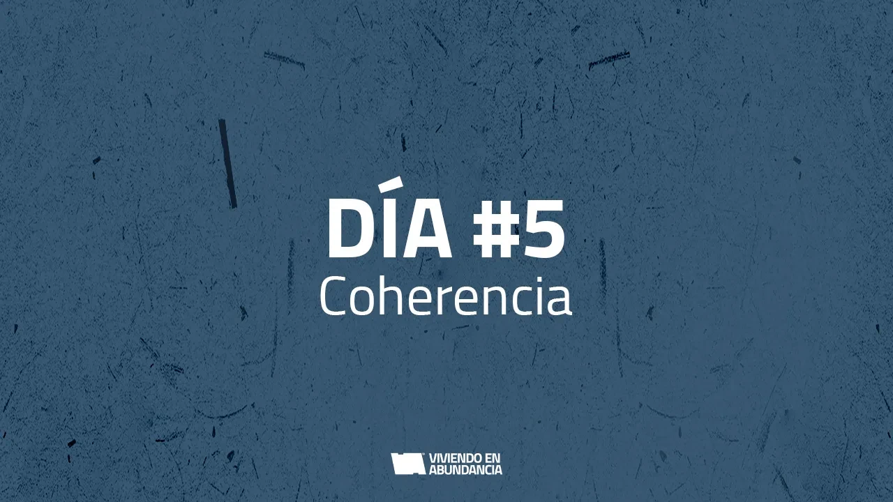 Día 5 – Coherencia lesson poster