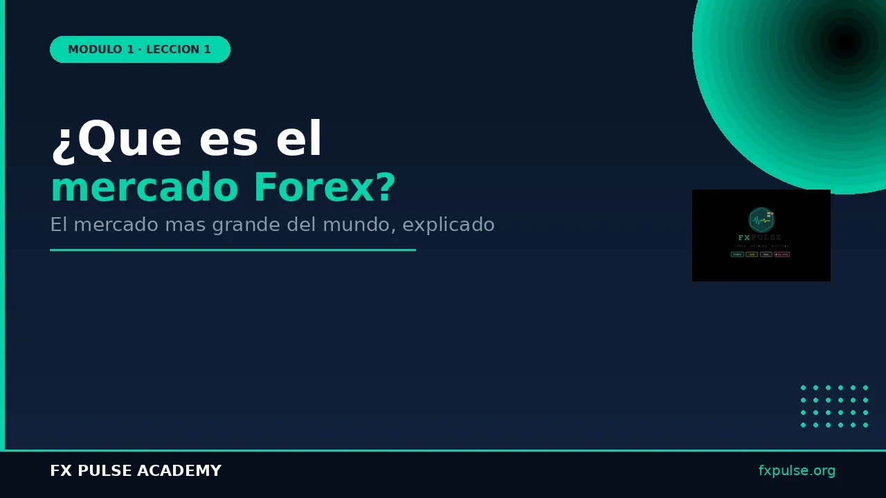 Lección 1: ¿Qué es el mercado Forex? lesson poster