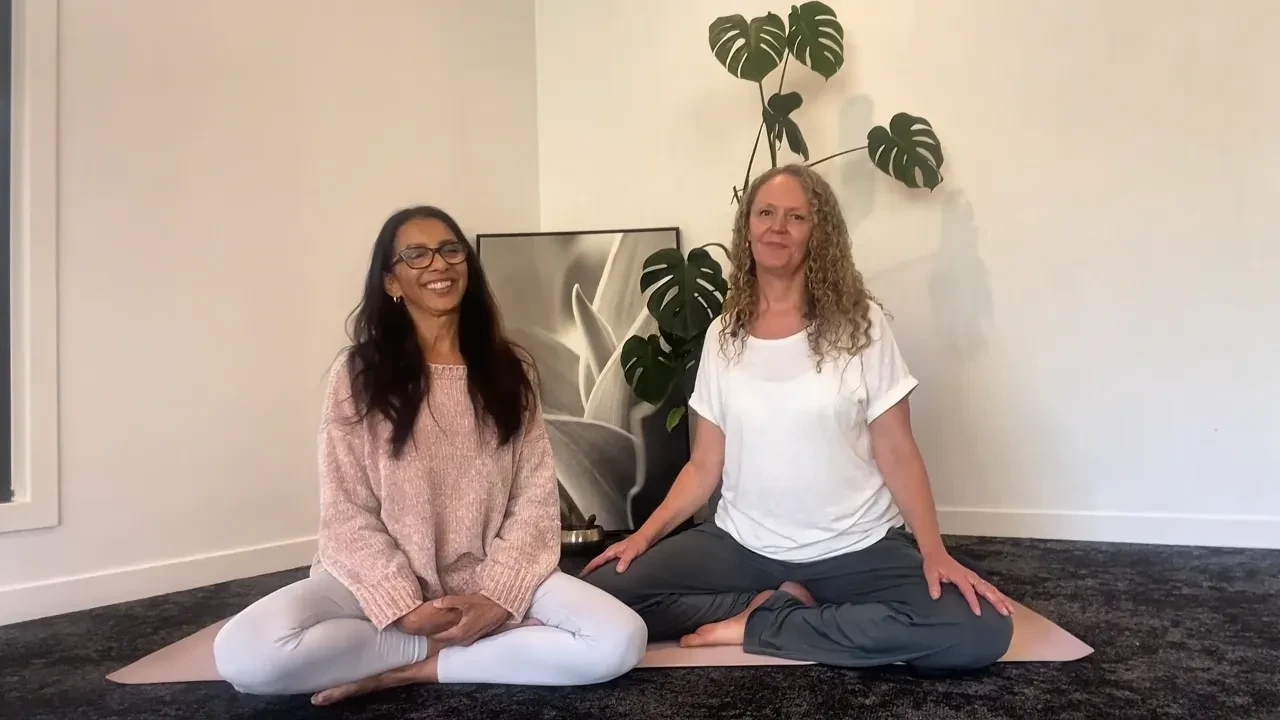 Calm Gut Yoga Introduction lesson poster