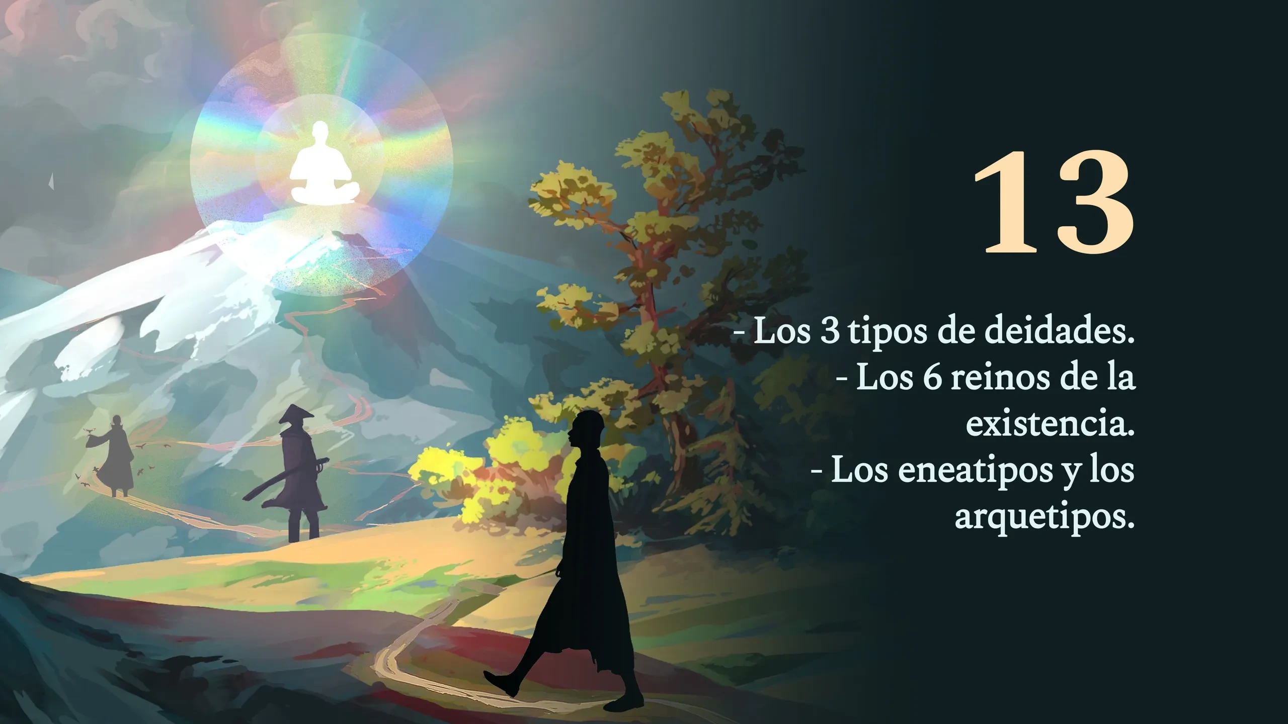 Sesión 13 - Los 3 tipos de deidades lesson poster