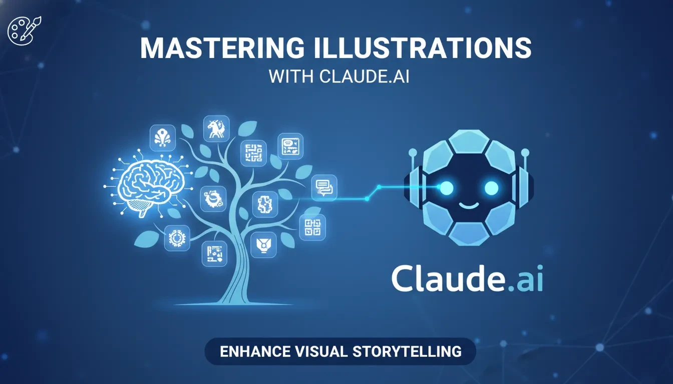 Mastering Illustrations with Claude.ai lesson poster