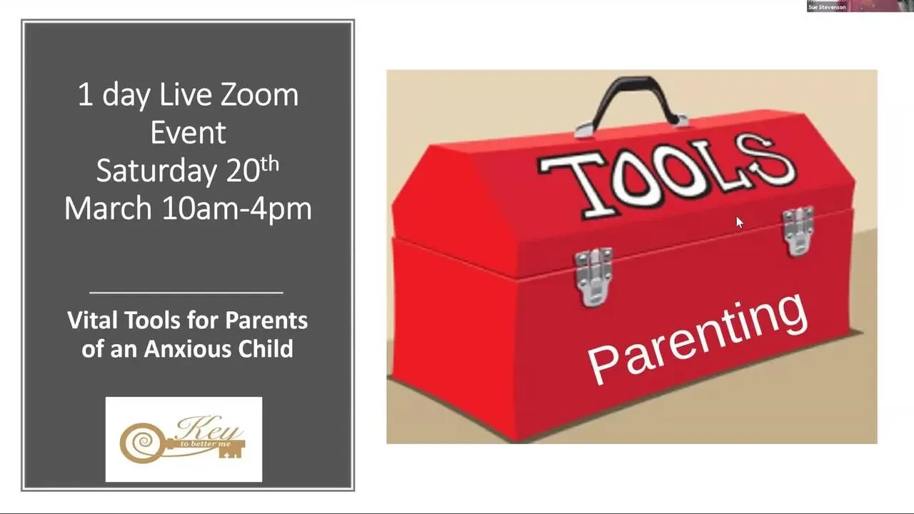 Vital Tools for Parents with an Anxious Child lesson poster