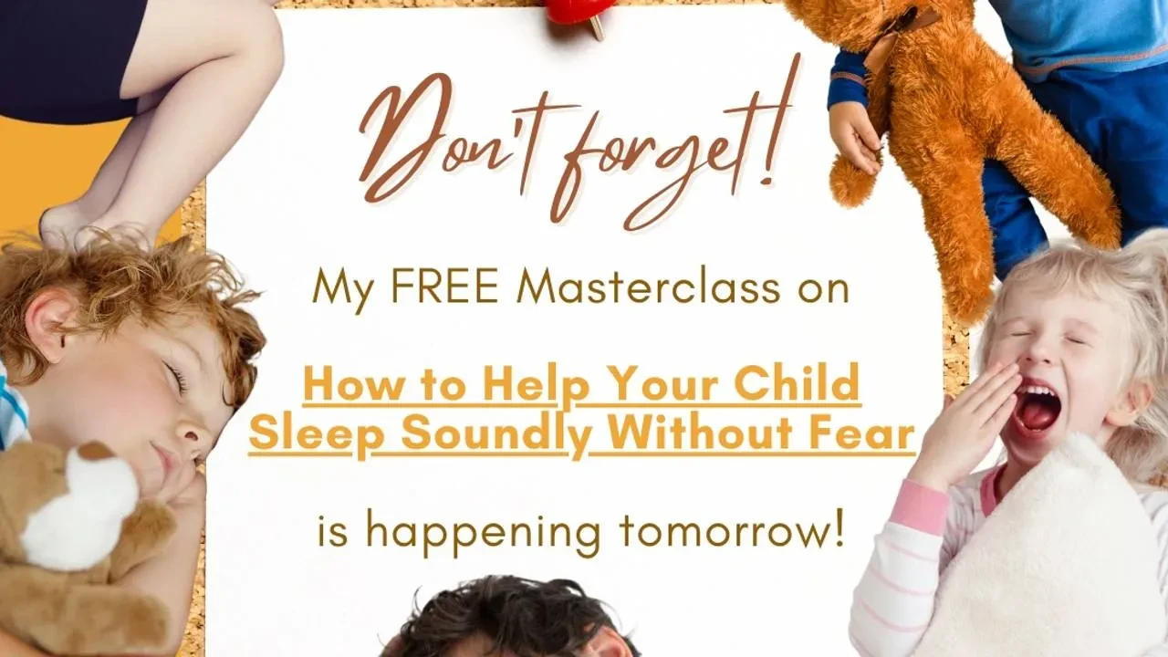 How to Help Your Child Sleep Soundly Without Fear lesson poster
