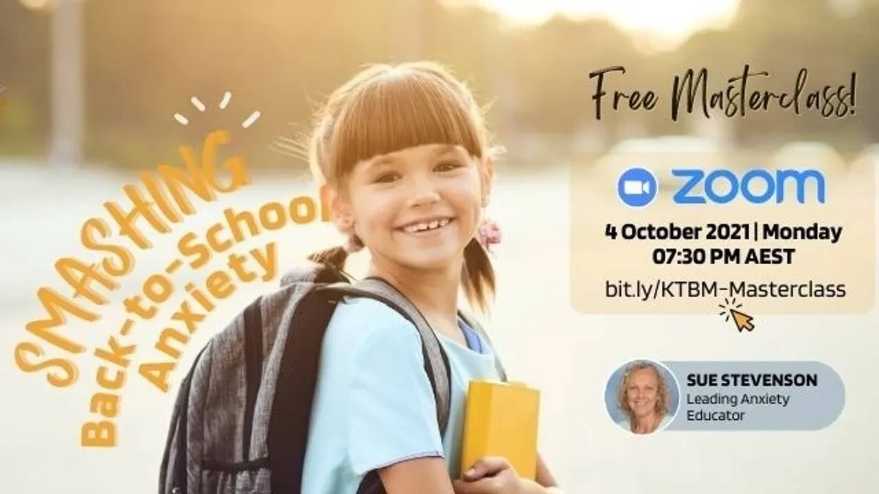 Smashing Back to School Anxiety lesson poster