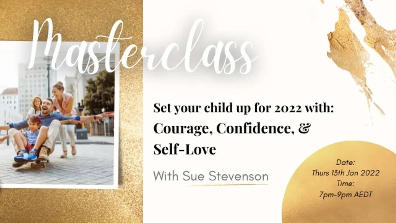 Set Your Child Up for 2022 with Courage, Confidence, and Self Love lesson poster