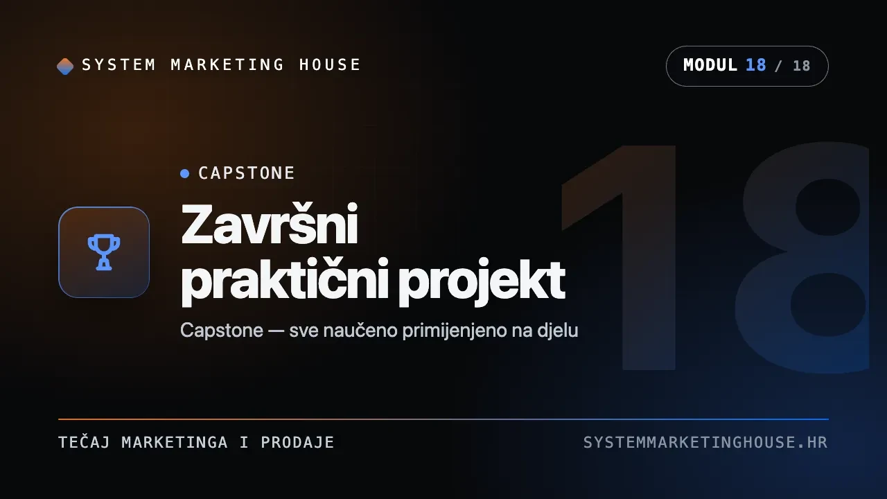 Završni praktični projekt lesson poster
