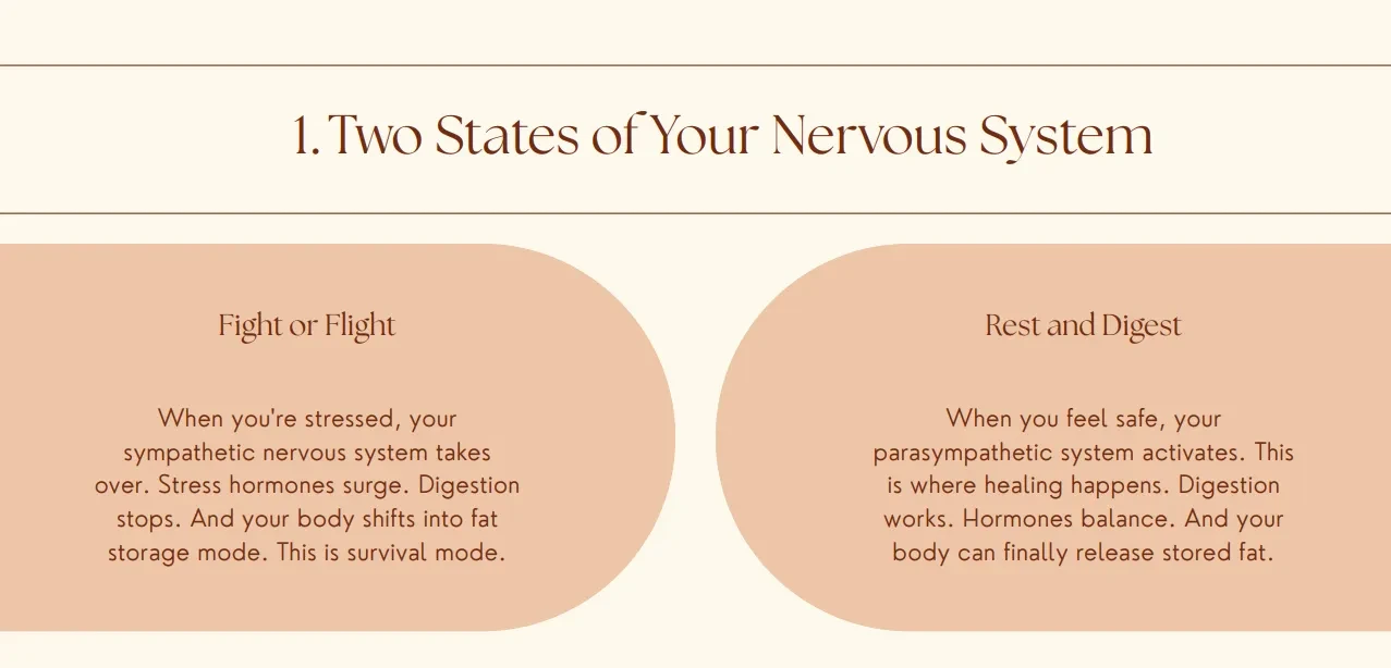 Day 2: Your 5-Minute Nervous System Reset lesson poster