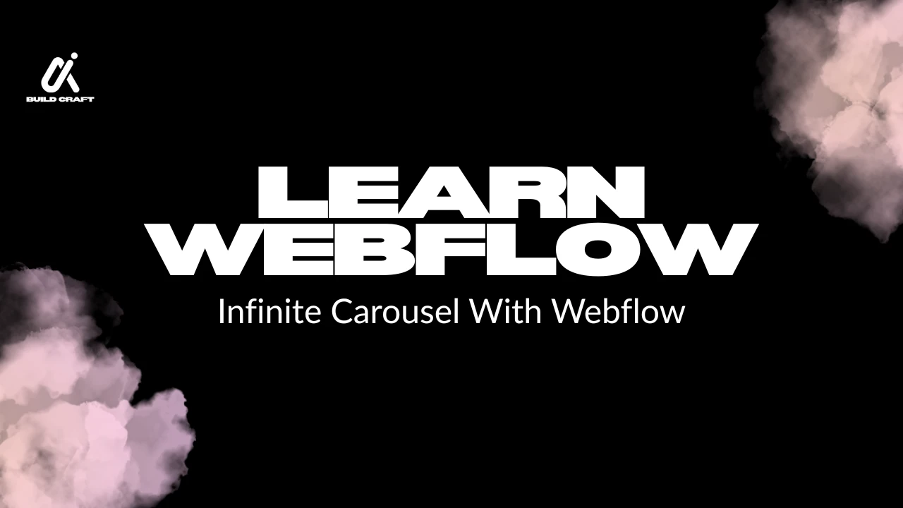 Infinite Carousel With Webflow lesson poster