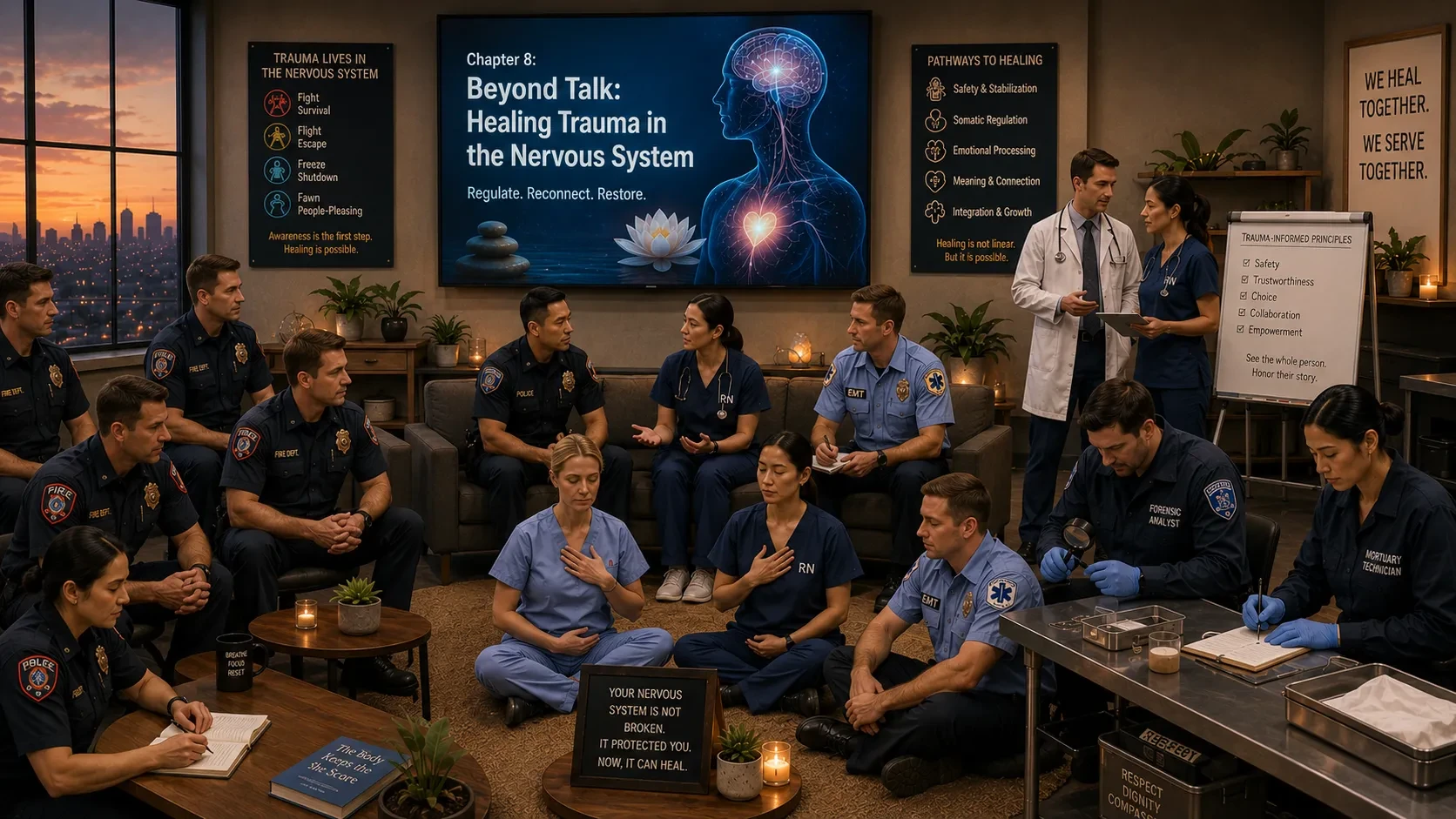 Chapter 8: Beyond Talk: Healing Trauma in the Nervous System lesson poster