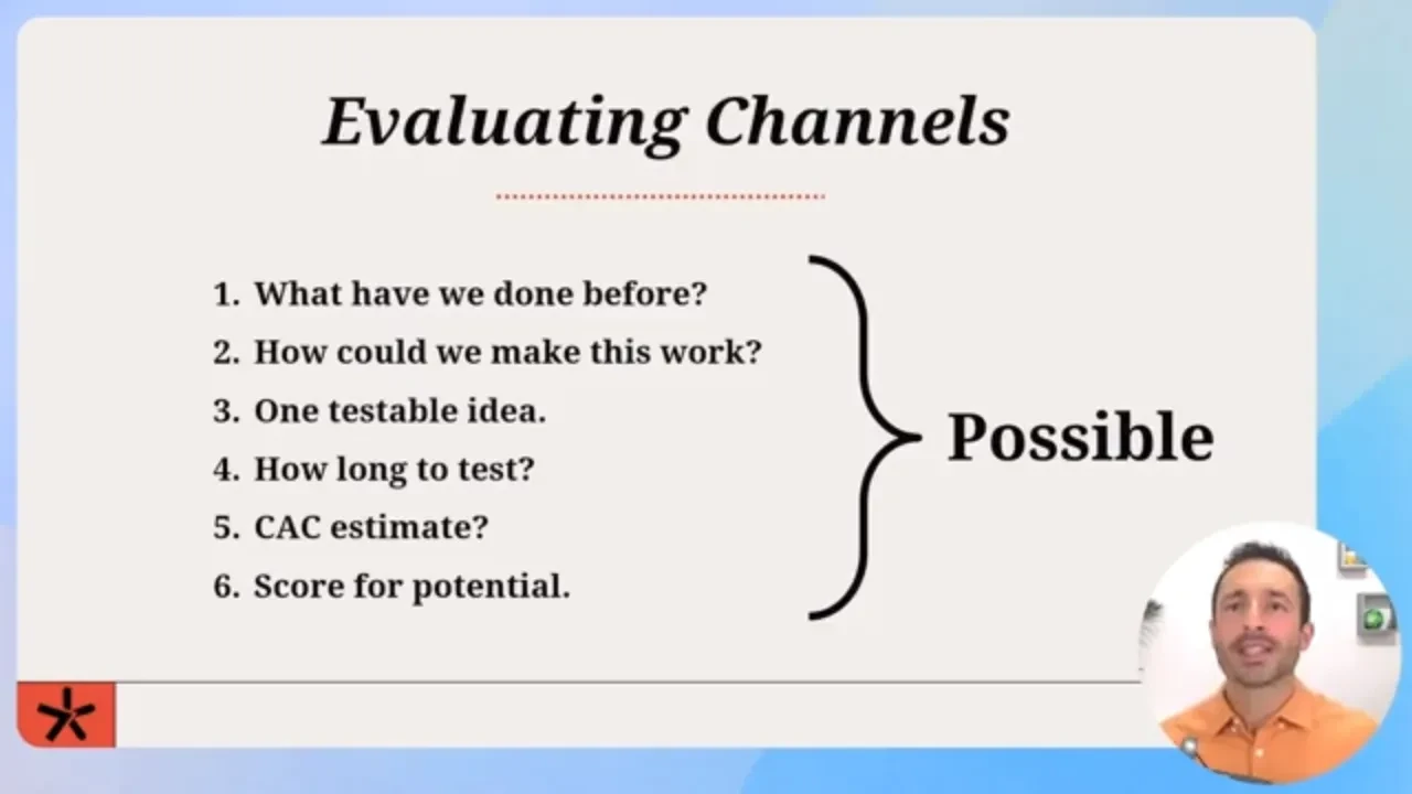 How to Evaluate Your Ideas lesson poster