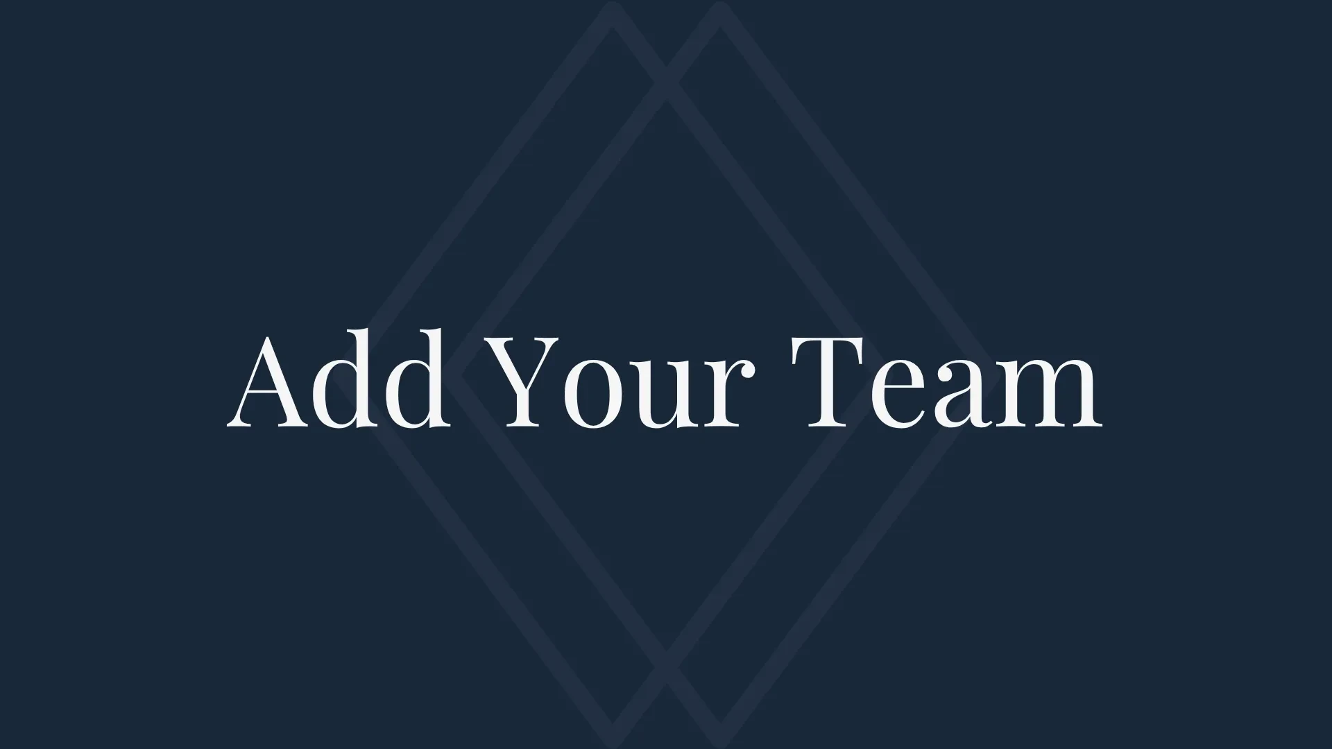 Adding Your Team lesson poster