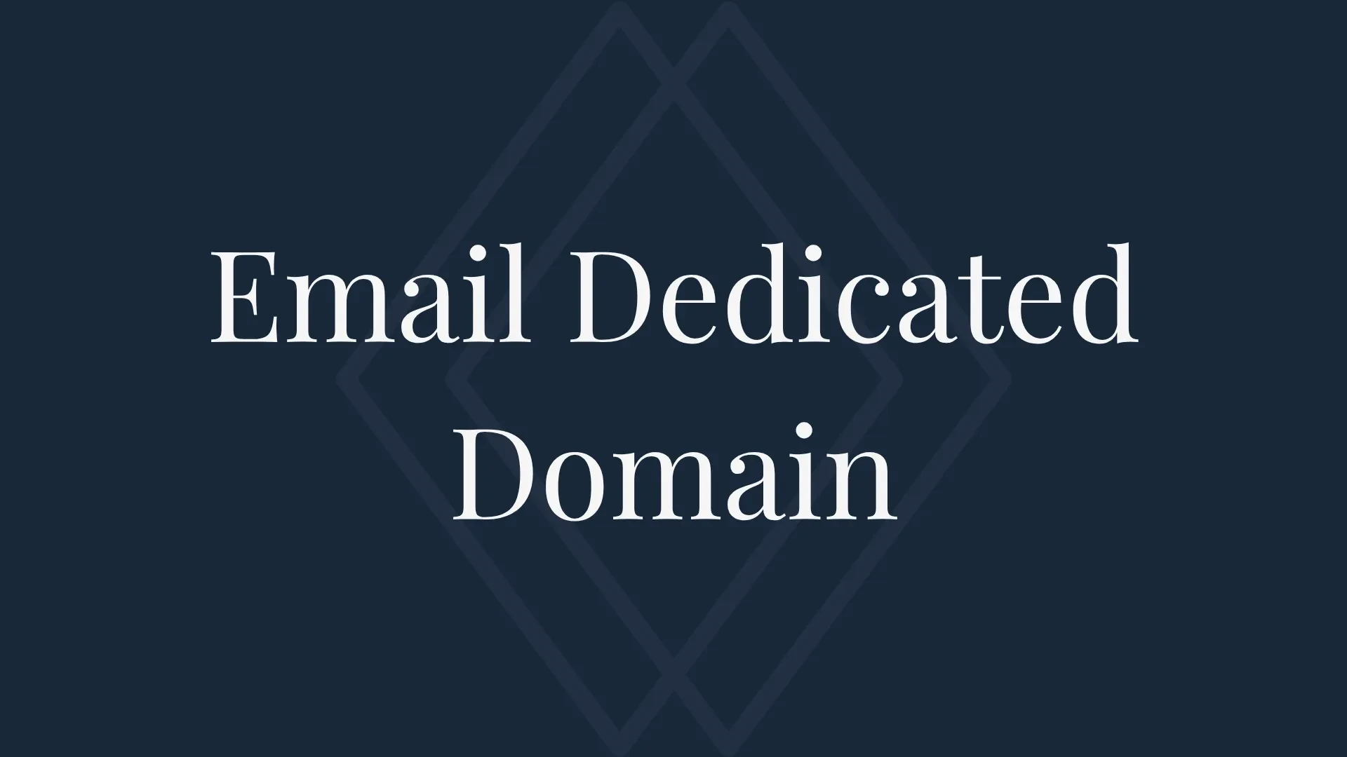 Set Up A Dedicated Domain For Email Marketing lesson poster