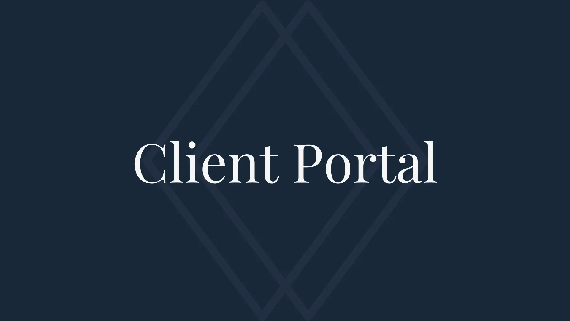 Client Portal Set Up lesson poster
