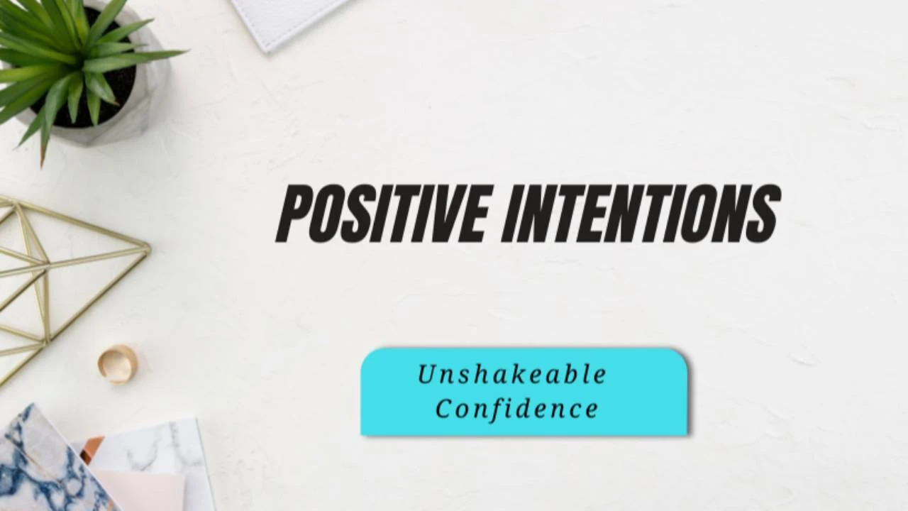 Hypnosis Download - Positive Intentions lesson poster