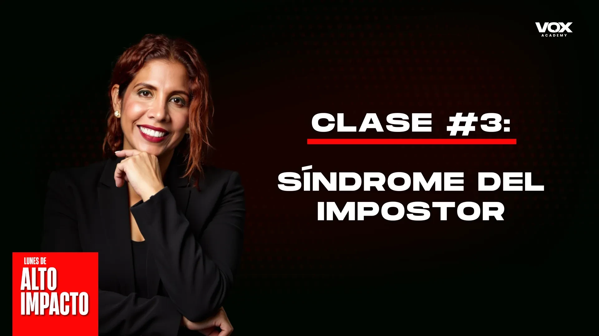 Clase #3: El síndrome del impostor lesson poster