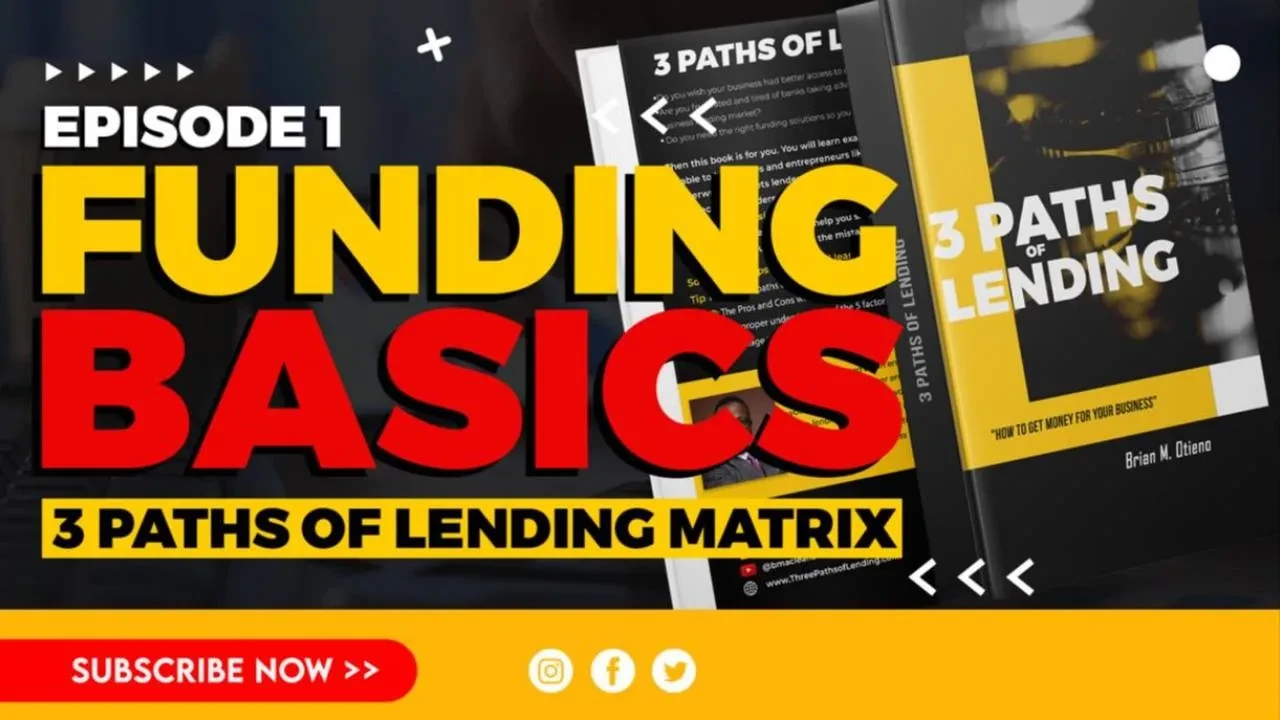 Introduction to THREE PATHS OF LENDING lesson poster