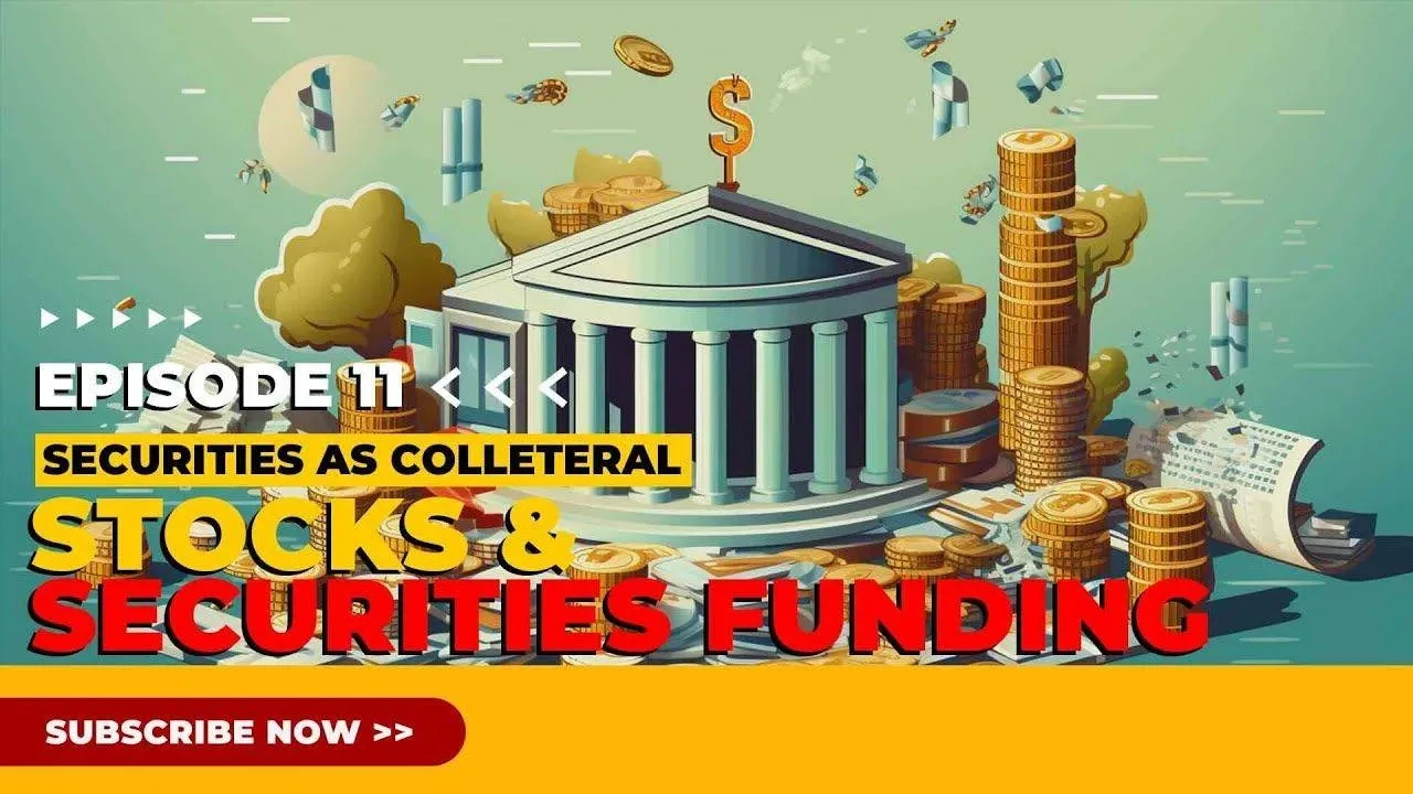 STOCKS & SECURITIES FUNDING MATRIX -Funding Your Business with Securities as Collateral lesson poster