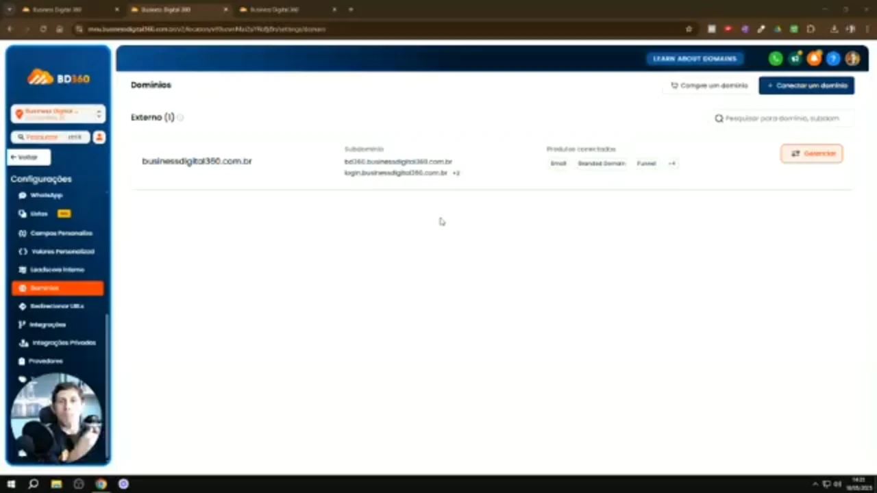 Configuração importante - Apontamento de DNS Sites e Funis lesson poster