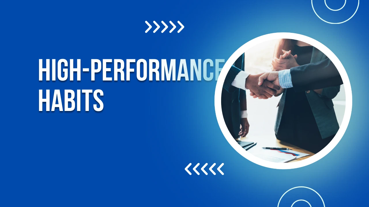 6. High-Performance Habits lesson poster