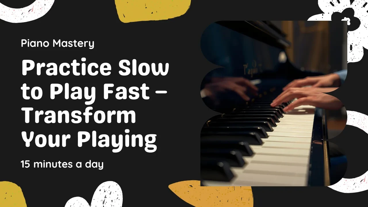 🎹 Module 1.2 The Science Behind Slow Practice lesson poster