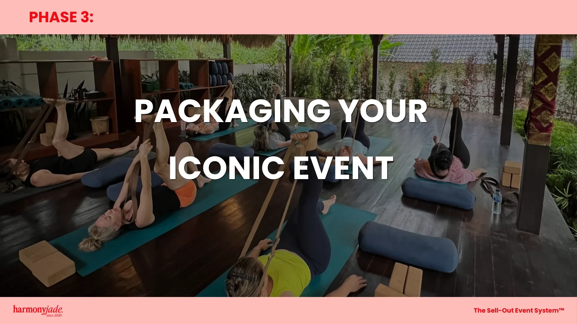 Phase 3: Packaging Your Iconic Event lesson poster